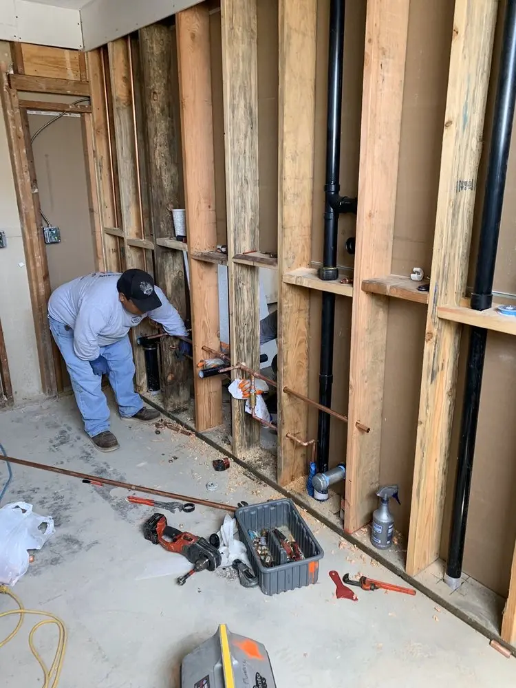 Commercial rough-in plumbing for Gas Line Repair in Copp Landing
